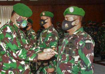 Danrem 072 Pamungkas Lantik Letkol Kav Anton Wahyudo Sebagai Dandim Gunungkidul